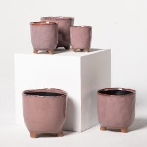 Indoor pot Kaat - Old Pink